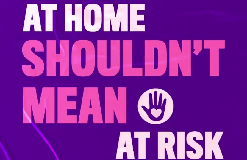 At Home Shouldn't Mean at Risk campaign