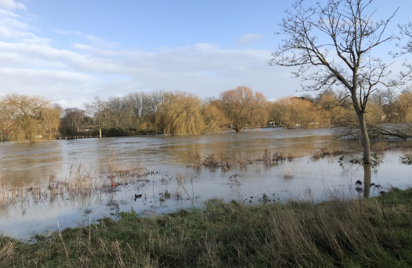 River Thames flood alert issued for Laleham Reach area