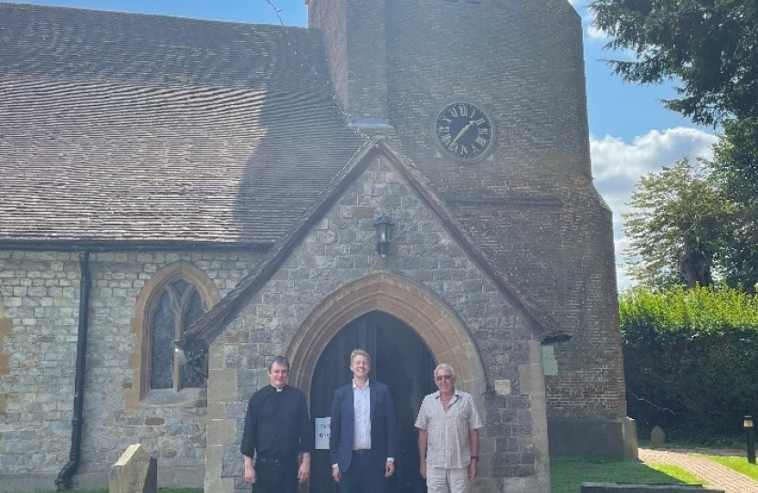 Meeting with The Reverend Damian Harrison-Miles and Church Warden Pete Gruncell of St Mary’s Church, Thorpe
