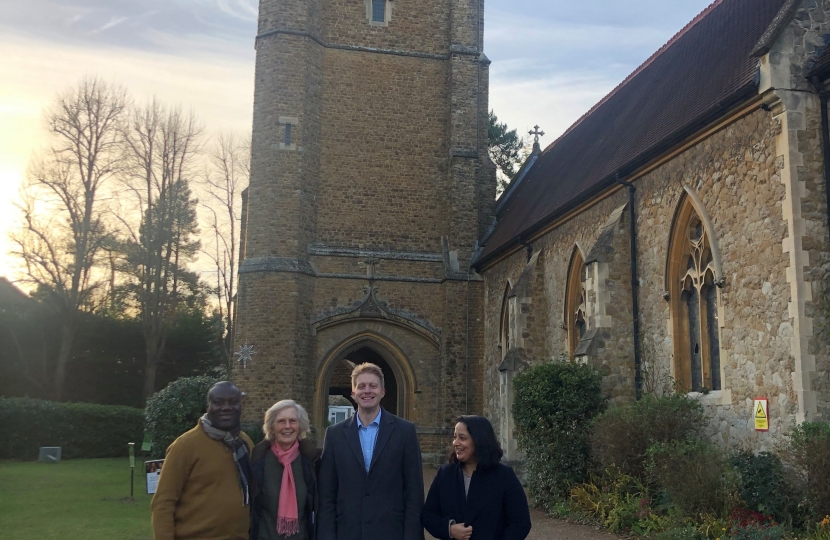 Meeting with Rev'd Olokose at St Mary's Church, Oatlands