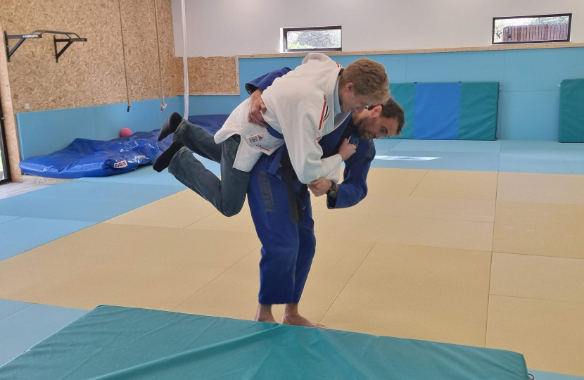 Dr Ben Spencer MP throws support behind Core Judo and community funding bid