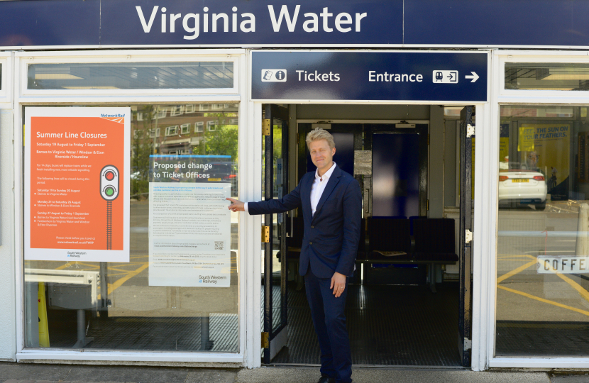 Virginia Water Station - Ticket Office closure