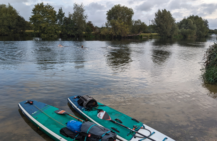River Thames at Chertsey Meads