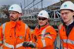 Dr Ben Spencer Mp visiting water treatment site earlier this year