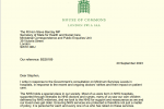 Letter from Dr Ben Spencer to the Health Secretary regarding Minimum Service Levels consultation