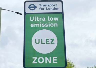 ULEZ sign. Photo credit: Rachel Shawcross