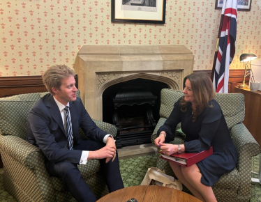 Dr Ben Spencer MP with Education Secretary Gillian Keegan MP